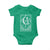 The Knitter Skeleton Baby Onesie Knitting Lover Gift Tarot Card Graphic - Wonder Print Shop