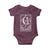 The Knitter Skeleton Baby Onesie Knitting Lover Gift Tarot Card Graphic - Wonder Print Shop