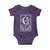 The Knitter Skeleton Baby Onesie Knitting Lover Gift Tarot Card Graphic - Wonder Print Shop