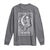 The Knitter Skeleton Long Sleeve Shirt Knitting Lover Gift Tarot Card Graphic - Wonder Print Shop