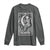The Knitter Skeleton Long Sleeve Shirt Knitting Lover Gift Tarot Card Graphic - Wonder Print Shop