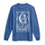 The Knitter Skeleton Long Sleeve Shirt Knitting Lover Gift Tarot Card Graphic - Wonder Print Shop