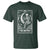 The Knitter Skeleton T Shirt Knitting Lover Gift Tarot Card Graphic - Wonder Print Shop