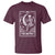The Knitter Skeleton T Shirt Knitting Lover Gift Tarot Card Graphic - Wonder Print Shop