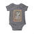 The Crocheter Skeleton Baby Onesie Crochet Lover Gift Tarot Card Graphic - Wonder Print Shop