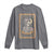 The Crocheter Skeleton Long Sleeve Shirt Crochet Lover Gift Tarot Card Graphic - Wonder Print Shop