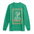The Crocheter Skeleton Long Sleeve Shirt Crochet Lover Gift Tarot Card Graphic - Wonder Print Shop