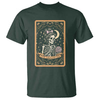 The Crocheter Skeleton T Shirt Crochet Lover Gift Tarot Card Graphic - Wonder Print Shop