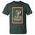 The Crocheter Skeleton T Shirt Crochet Lover Gift Tarot Card Graphic - Wonder Print Shop