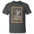 The Crocheter Skeleton T Shirt Crochet Lover Gift Tarot Card Graphic - Wonder Print Shop