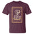 The Crocheter Skeleton T Shirt Crochet Lover Gift Tarot Card Graphic - Wonder Print Shop