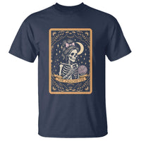 The Crocheter Skeleton T Shirt Crochet Lover Gift Tarot Card Graphic - Wonder Print Shop