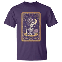 The Crocheter Skeleton T Shirt Crochet Lover Gift Tarot Card Graphic - Wonder Print Shop