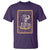 The Crocheter Skeleton T Shirt Crochet Lover Gift Tarot Card Graphic - Wonder Print Shop