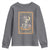 The Crocheter Skeleton Youth Sweatshirt Crochet Lover Gift Tarot Card Graphic - Wonder Print Shop