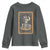 The Crocheter Skeleton Youth Sweatshirt Crochet Lover Gift Tarot Card Graphic - Wonder Print Shop