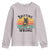 Funny Black Cat Youth Sweatshirt Knitting Because Murder Is Wrong Gift - Wonder Print Shop