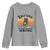Funny Black Cat Youth Sweatshirt Knitting Because Murder Is Wrong Gift - Wonder Print Shop