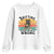 Funny Black Cat Youth Sweatshirt Knitting Because Murder Is Wrong Gift - Wonder Print Shop