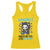 Crochet Makes Me Feel Less Murdery Racerback Tank Top Grim Reaper Cat Gift - Wonder Print Shop