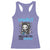 Crochet Makes Me Feel Less Murdery Racerback Tank Top Grim Reaper Cat Gift - Wonder Print Shop