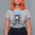 Crochet Makes Me Feel Less Murdery T Shirt For Women Grim Reaper Cat Gift - Wonder Print Shop