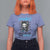 Crochet Makes Me Feel Less Murdery T Shirt For Women Grim Reaper Cat Gift - Wonder Print Shop