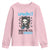 Crochet Makes Me Feel Less Murdery Youth Sweatshirt Grim Reaper Cat Gift - Wonder Print Shop