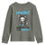 Crochet Makes Me Feel Less Murdery Youth Sweatshirt Grim Reaper Cat Gift - Wonder Print Shop
