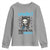Crochet Makes Me Feel Less Murdery Youth Sweatshirt Grim Reaper Cat Gift - Wonder Print Shop