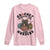 French Bulldog Long Sleeve Shirt Crochet Makes Me Feel Less Murdery - Wonder Print Shop