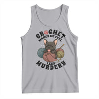 French Bulldog Tank Top Crochet Makes Me Feel Less Murdery - Wonder Print Shop