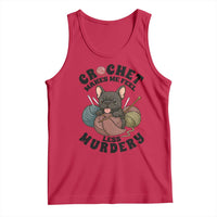French Bulldog Tank Top Crochet Makes Me Feel Less Murdery - Wonder Print Shop