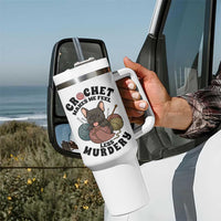 French Bulldog Tumbler With Handle Crochet Makes Me Feel Less Murdery - Wonder Print Shop