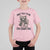 Do Not Talk To Me I Am Counting T Shirt For Kid Funny Crochet Raccoon - Wonder Print Shop