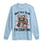 Do Not Talk To Me I Am Counting Long Sleeve Shirt Funny Crochet Raccoon - Wonder Print Shop