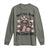 Do Not Talk To Me I Am Counting Long Sleeve Shirt Funny Crochet Raccoon - Wonder Print Shop