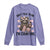 Do Not Talk To Me I Am Counting Long Sleeve Shirt Funny Crochet Raccoon - Wonder Print Shop