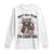 Do Not Talk To Me I Am Counting Long Sleeve Shirt Funny Crochet Raccoon - Wonder Print Shop