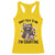 Do Not Talk To Me I Am Counting Racerback Tank Top Funny Crochet Raccoon - Wonder Print Shop