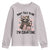 Do Not Talk To Me I Am Counting Youth Sweatshirt Funny Crochet Raccoon - Wonder Print Shop