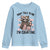 Do Not Talk To Me I Am Counting Youth Sweatshirt Funny Crochet Raccoon - Wonder Print Shop