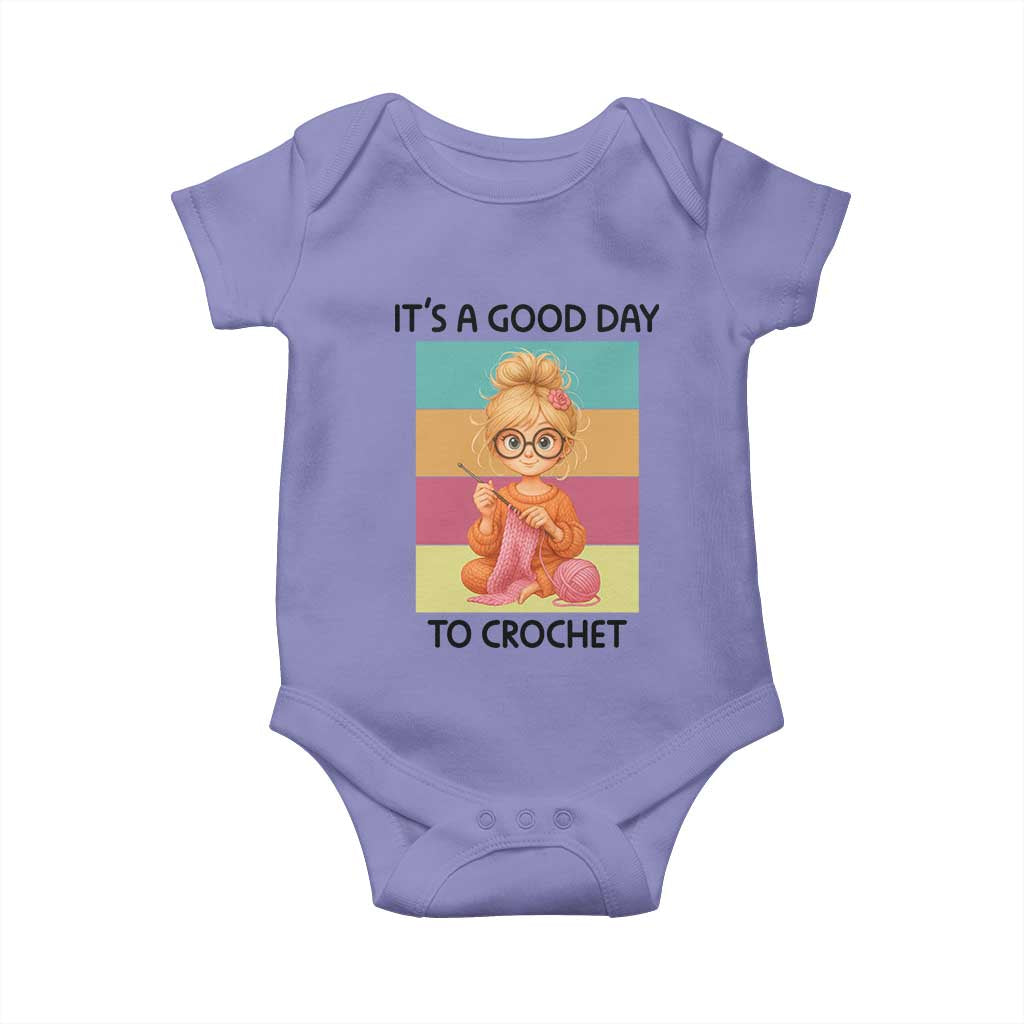It’s A Good Day To Crochet Baby Onesie Crochet Mom Gift - Wonder Print Shop