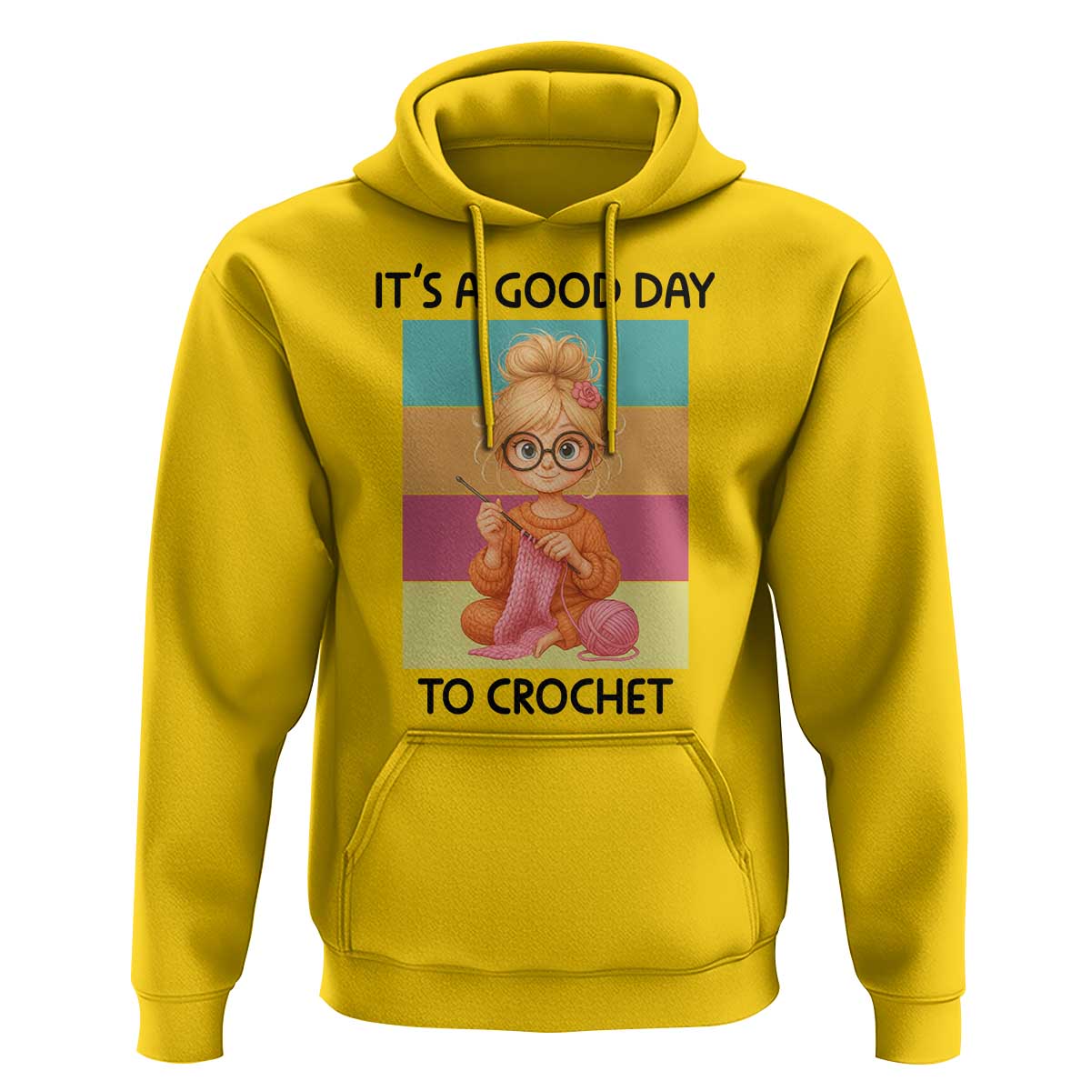 It’s A Good Day To Crochet Hoodie Crochet Mom Gift - Wonder Print Shop