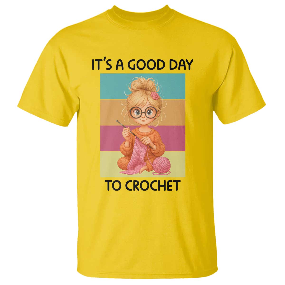 It’s A Good Day To Crochet T Shirt Crochet Mom Gift - Wonder Print Shop