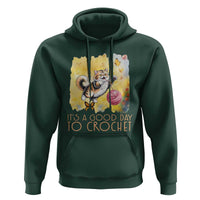 It’s A Good Day To Crochet Hoodie Cute Cat Chasing Yarn - Wonder Print Shop