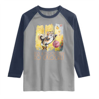 It’s A Good Day To Crochet Raglan Shirt Cute Cat Chasing Yarn - Wonder Print Shop