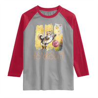 It’s A Good Day To Crochet Raglan Shirt Cute Cat Chasing Yarn - Wonder Print Shop