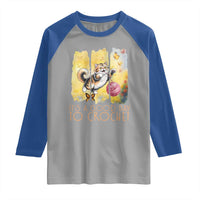 It’s A Good Day To Crochet Raglan Shirt Cute Cat Chasing Yarn - Wonder Print Shop