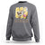 It’s A Good Day To Crochet Sweatshirt Cute Cat Chasing Yarn - Wonder Print Shop